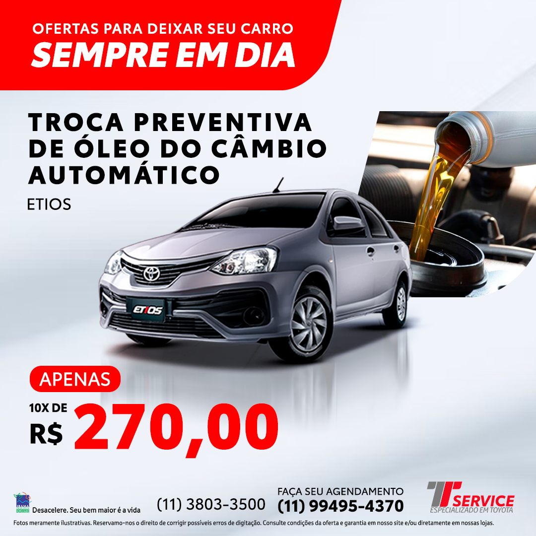Troca de óleo