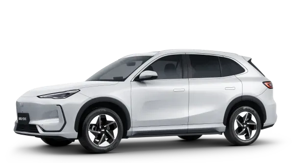 Modelo Geely EX5 na cor Branco Storm