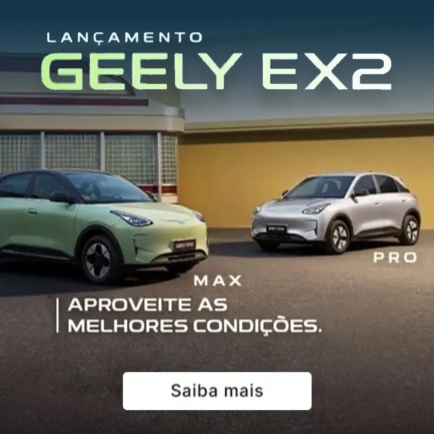 Lançamento Geely EX2 - Max | Pro - Aproveite as melhores condições