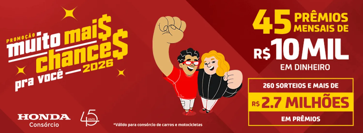 Banner Consórcio Honda