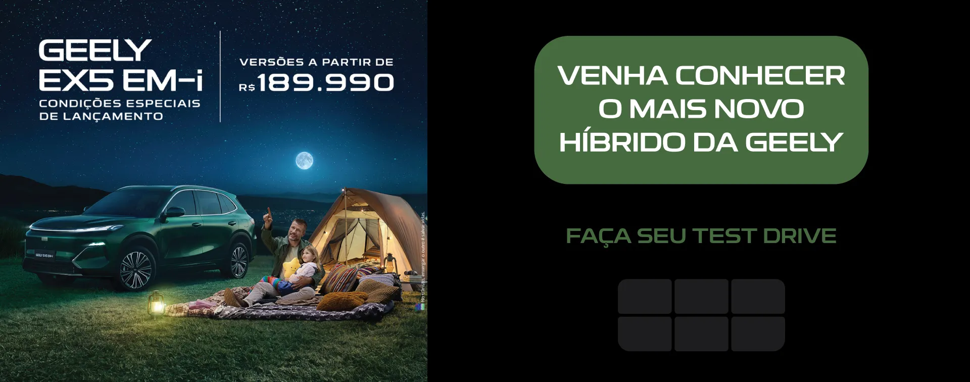 Oferta válida para pessoa física (varejo),  até 30/06/2026, ou enquanto durar o estoque de 2 unidades. EX5 EMI Pro 26/26, cor sólida, sem opcionais. 