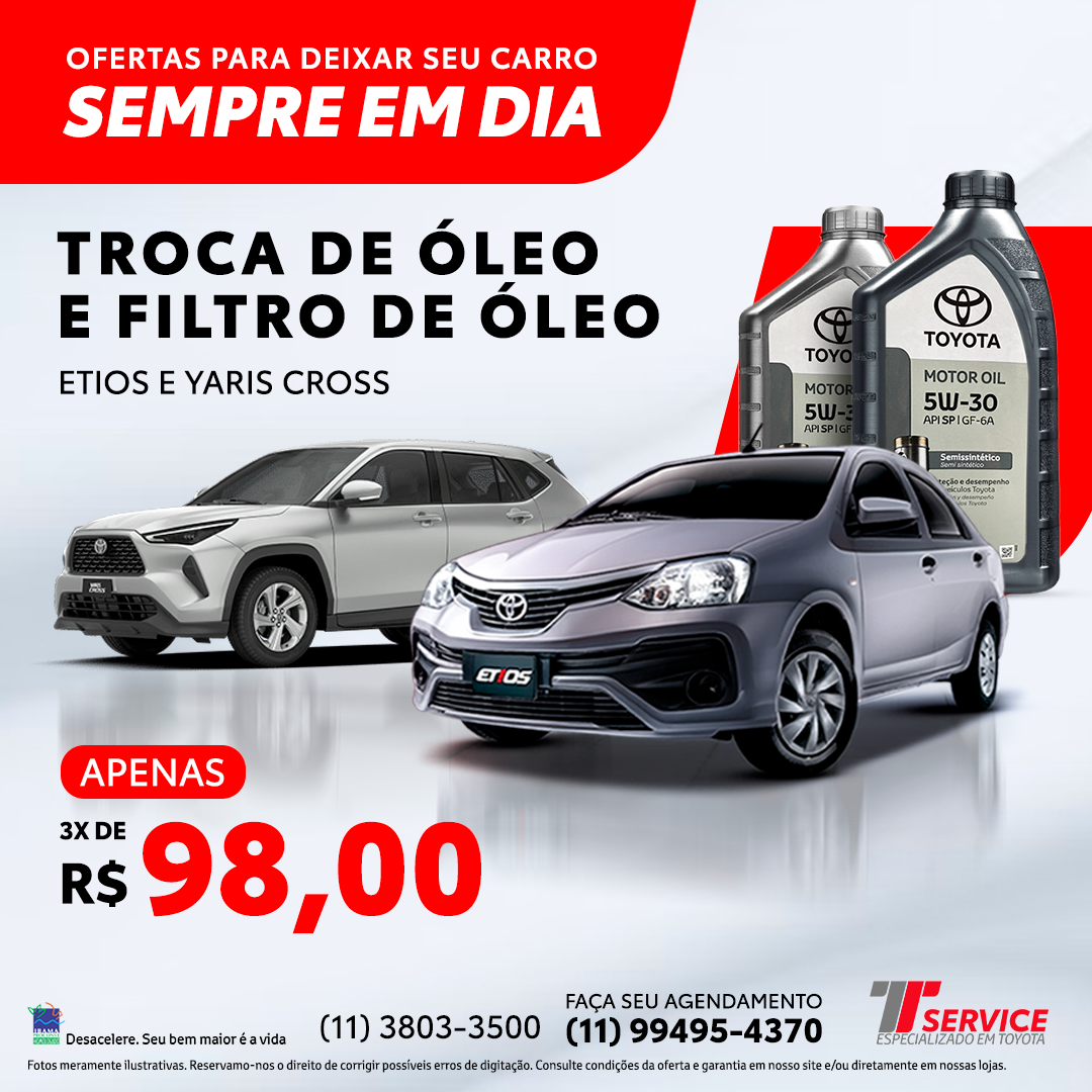 Troca de óleo