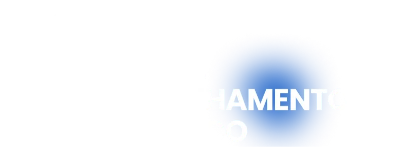 A imagem apresenta um texto em letras brancas e negrito que diz: "Suporte e Acompanhamento Estratégico". No canto superior esquerdo, há um pequeno botão arredondado com a indicação "6/6", sugerindo que é a última imagem do carrossel.
