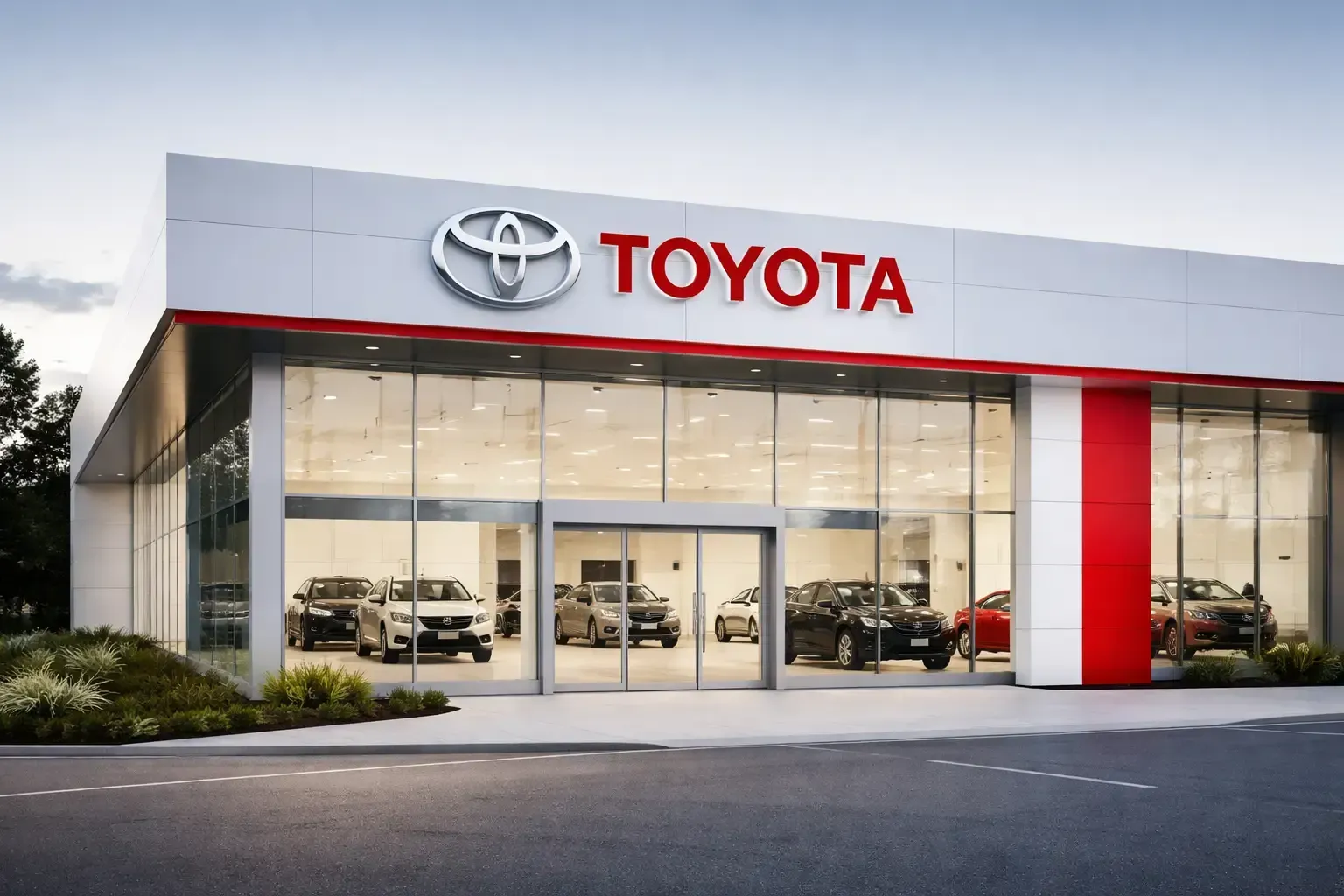 Fachada de unidade Toyota