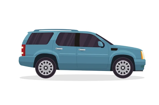 SUV compacto moderno estacionado em ambiente urbano ensolarado