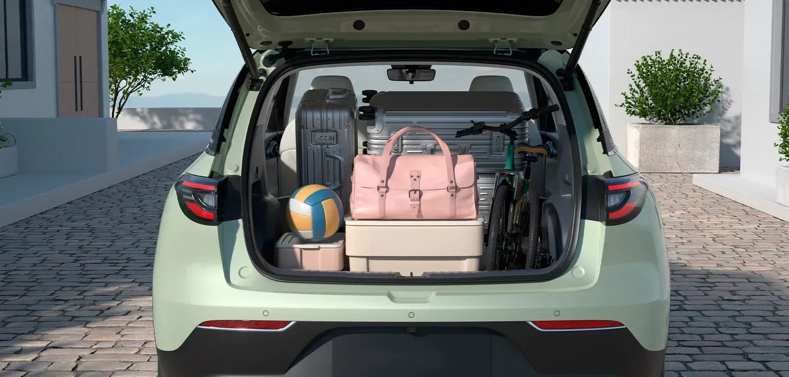 Teto solar panorâmico para máximo conforto