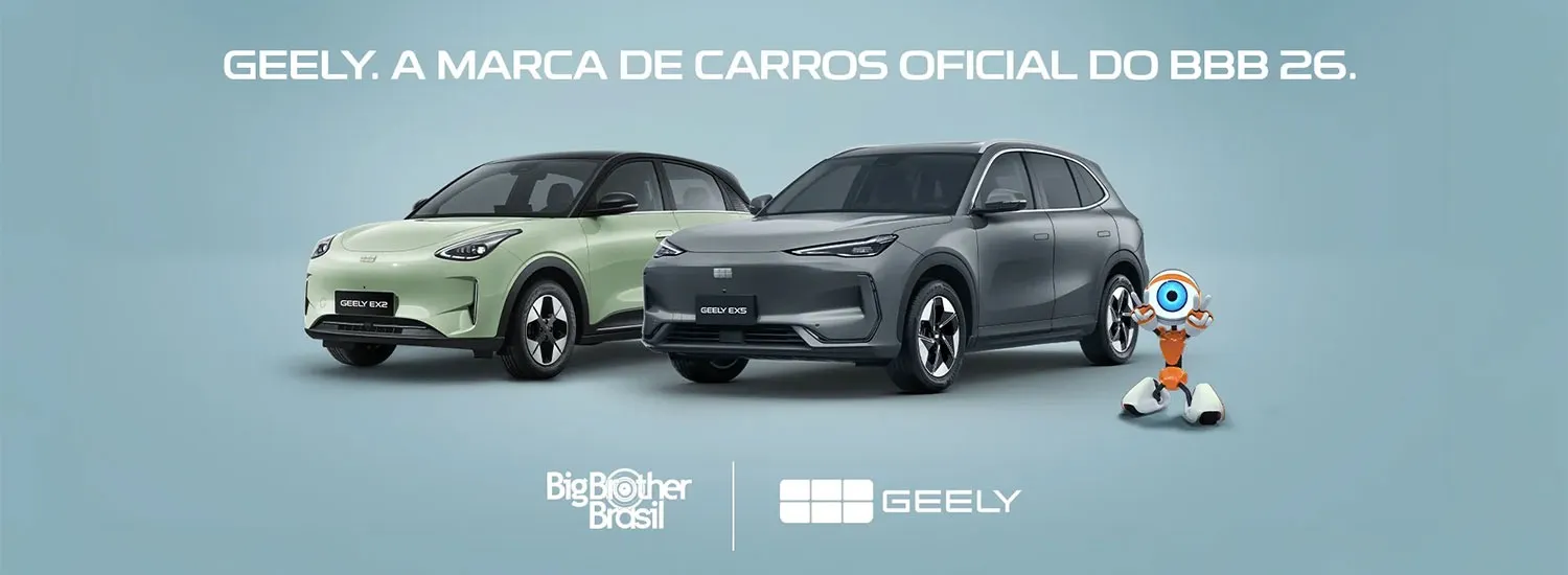 Geely: A marca de carros oficial do BBB 26