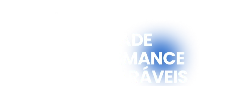 A imagem apresenta um texto em letras brancas e negrito que diz: "Velocidade e Performance Incomparáveis". No canto superior esquerdo, há um pequeno botão arredondado com a indicação "2/6", sugerindo que existem mais imagens a seguir.