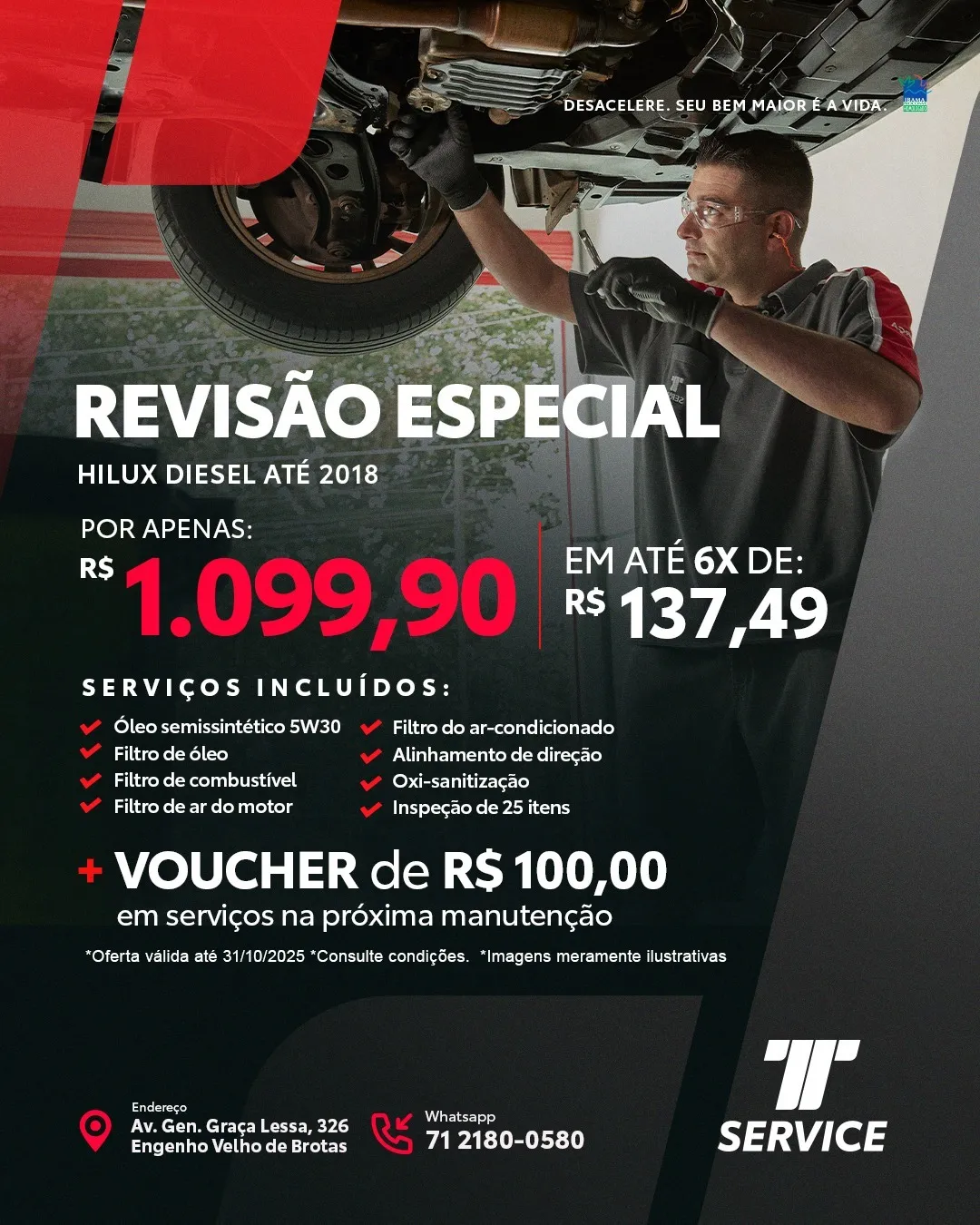 revisao especial serviço automotivo