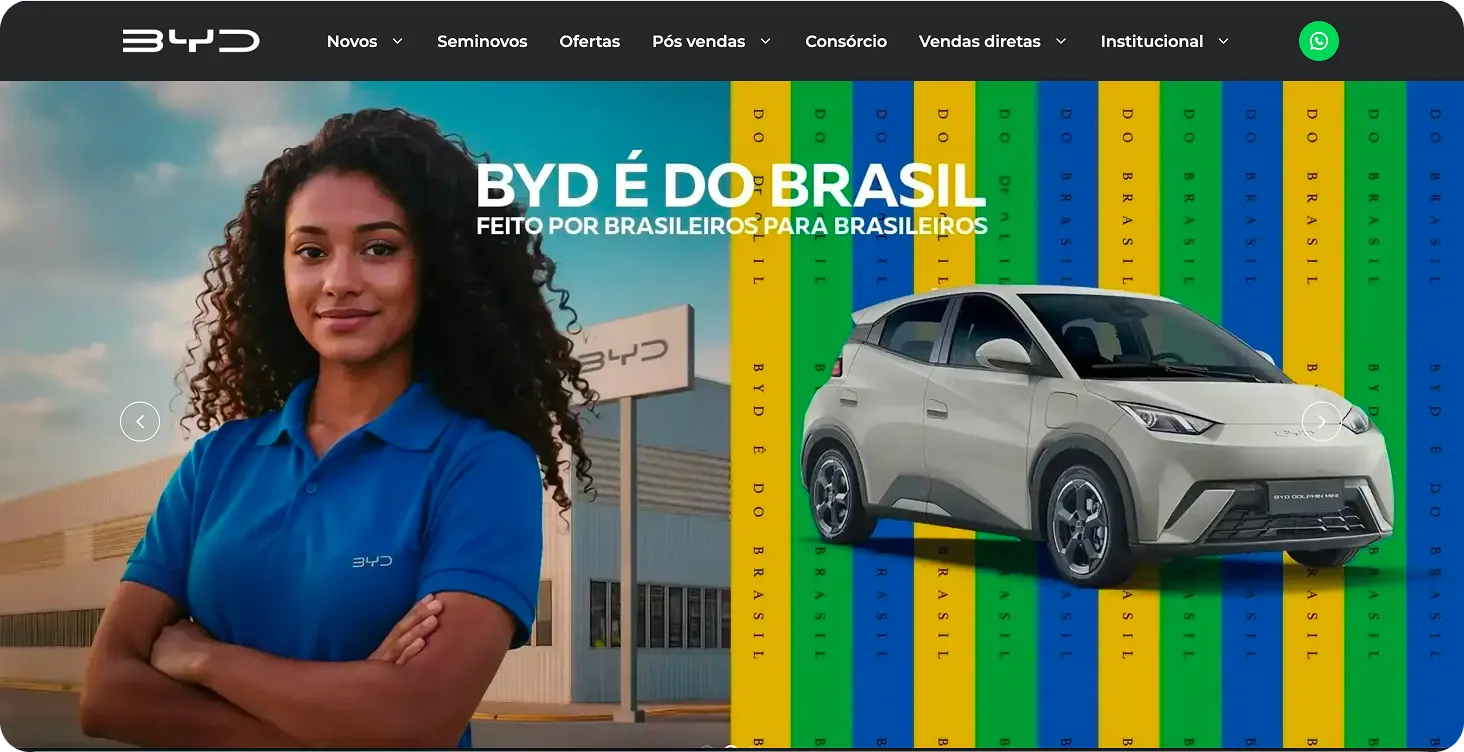 Preview de um showroom digital construído no Autódromo