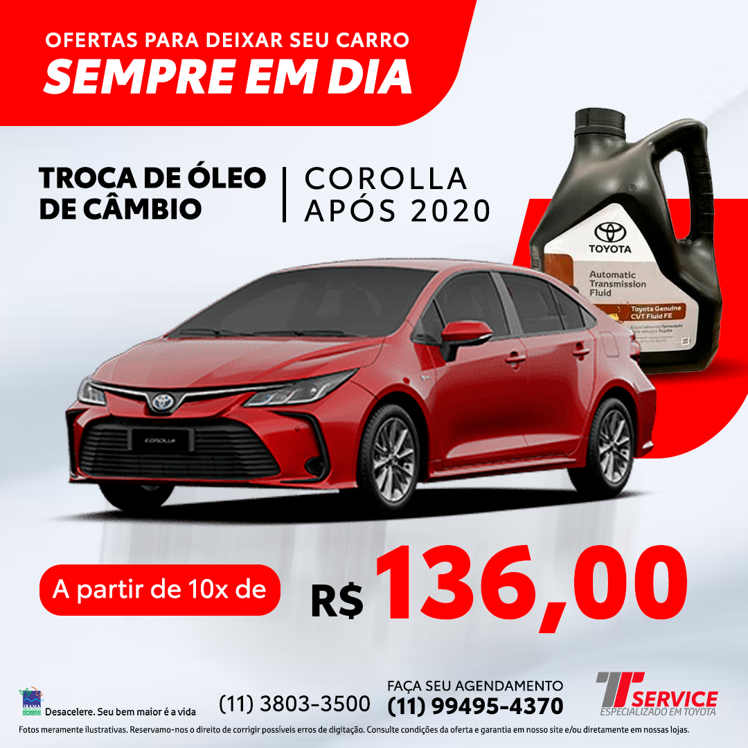 Troca de óleo