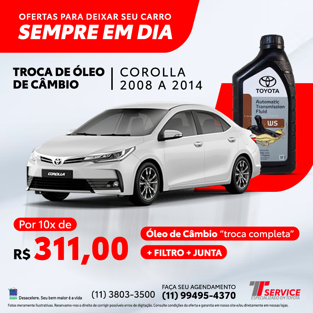 Troca de óleo