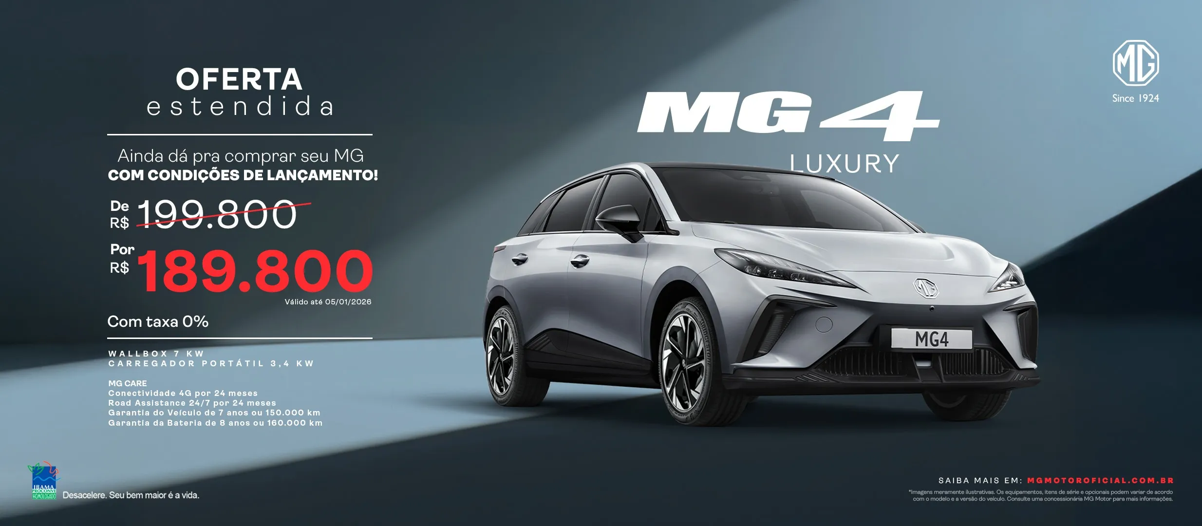 MG4 LUXURY - OFERTA ESTENDIDA