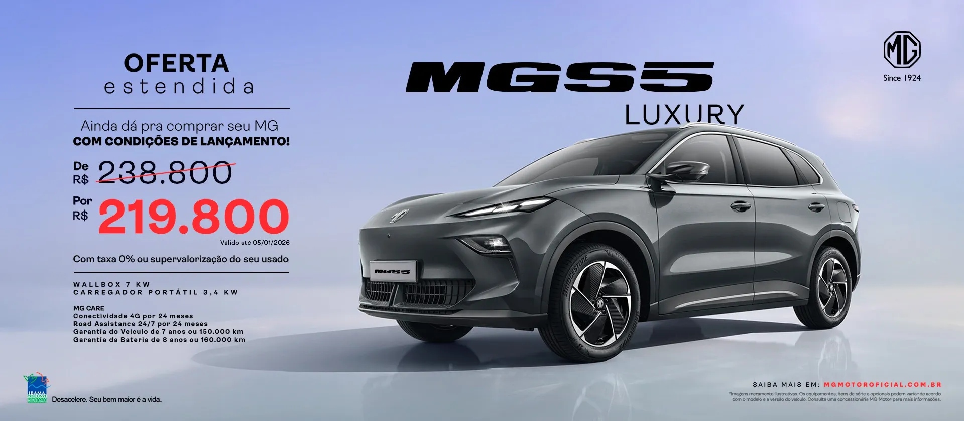 MGS5 LUXURY - OFERTA ESTENDIDA