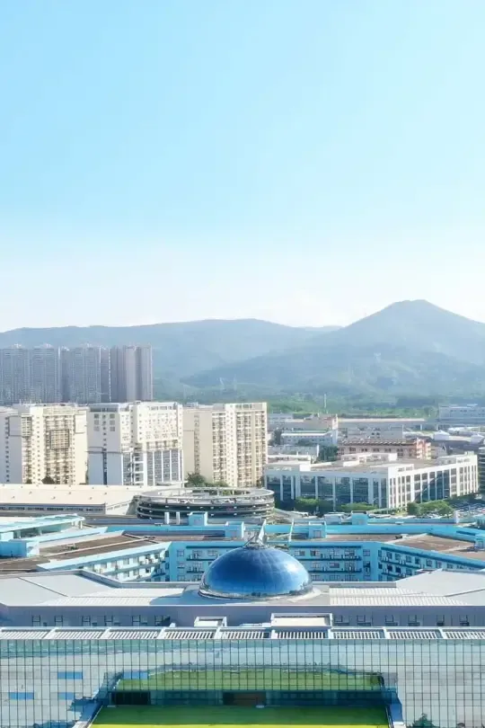 Sede BYD visão panorâmica.