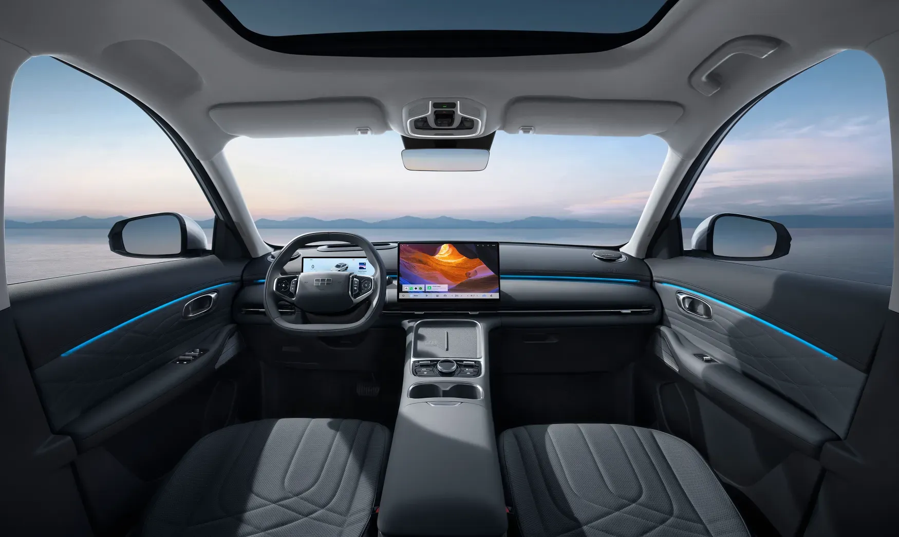 Interior Dark Blue