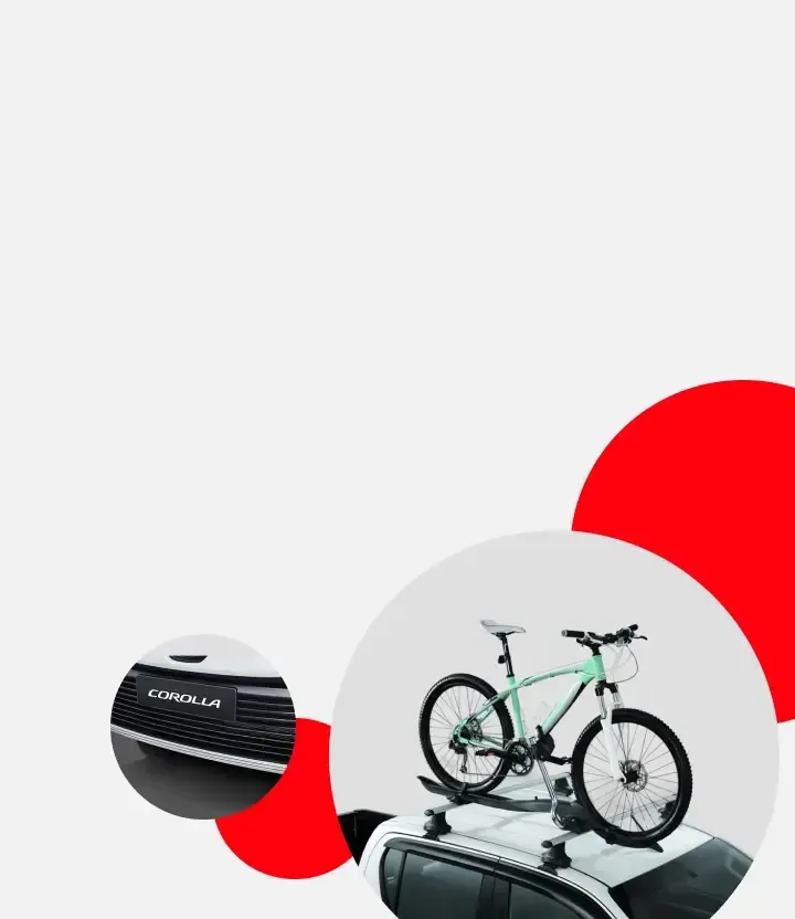 Montagem com imagens de Acessórios Toyota