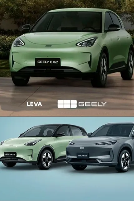 Imagem promocional de um SUV cinza Geely EX5 em fundo claro com destaque para uma oferta exclusiva. Ao lado esquerdo, uma tarja preta com os dizeres: ‘Oferta Exclusiva EX5 – R$ 290.000,00’. No canto direito, o logotipo da Geely Dealer.