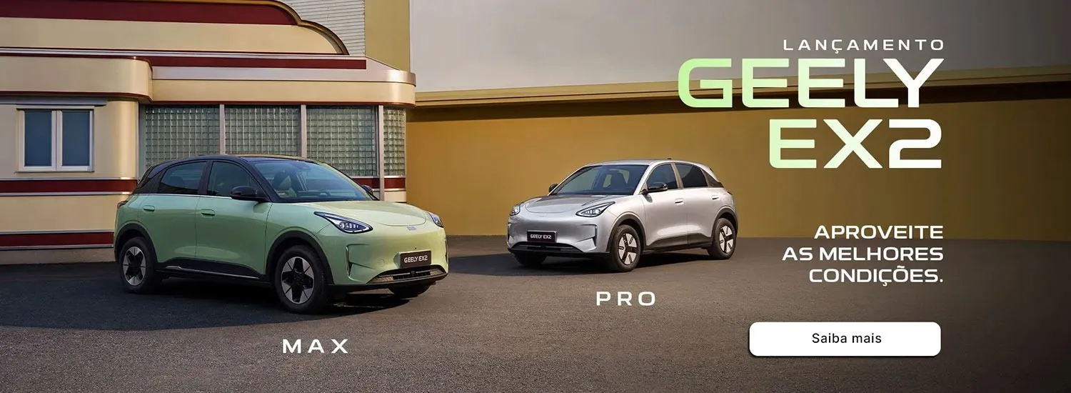 Lançamento Geely EX2 - Max | Pro - Aproveite as melhores condições